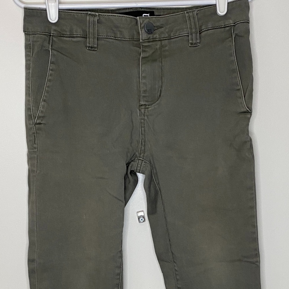 RSQ chino, London skinny army green